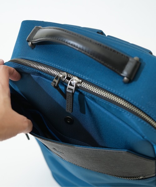 LANVIN en Bleu（ランバンオンブルー）の「【LANVIN en Bleu/ランバン オン ブルー】 リッパ― ビズリュック（バックパック/リュック・メンズ・ネイビー・FREE）」の10枚目の写真