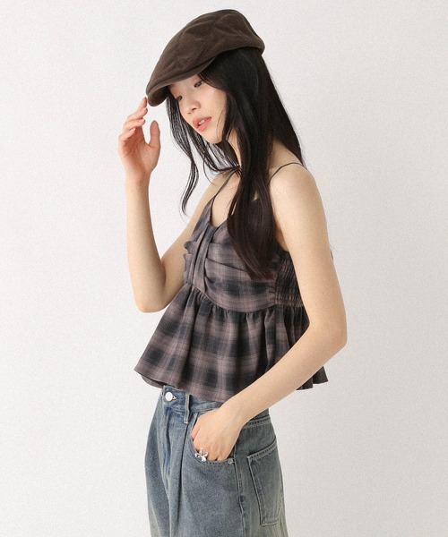 オンブレチェックシャツ　リボンビスチェ　セット　Heather Heather｜オンブレチェックシャツ | Rakuten Fashion(楽天ファッション