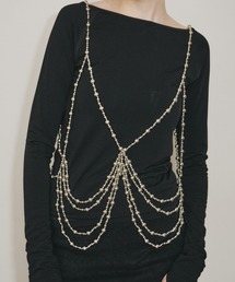 room153(ルームイチゴサン)の2wayビーズビスチェ(その他トップス)