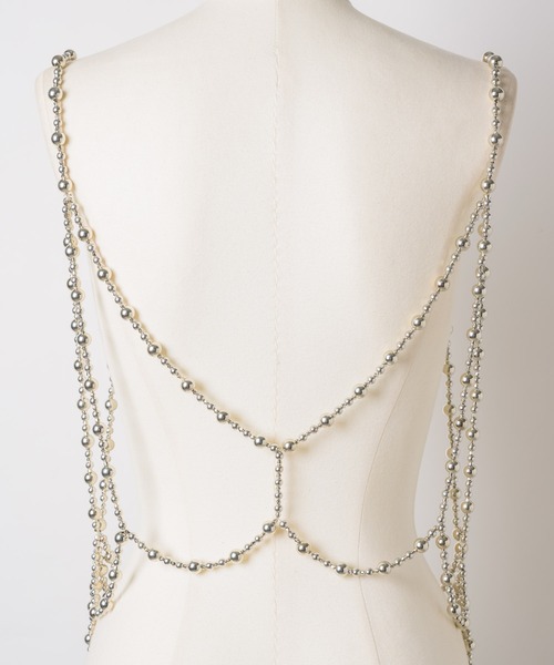 room153（ルームイチゴサン）の「2wayビーズビスチェ（その他トップス・レディース・シルバー・FREE）」の21枚目の写真