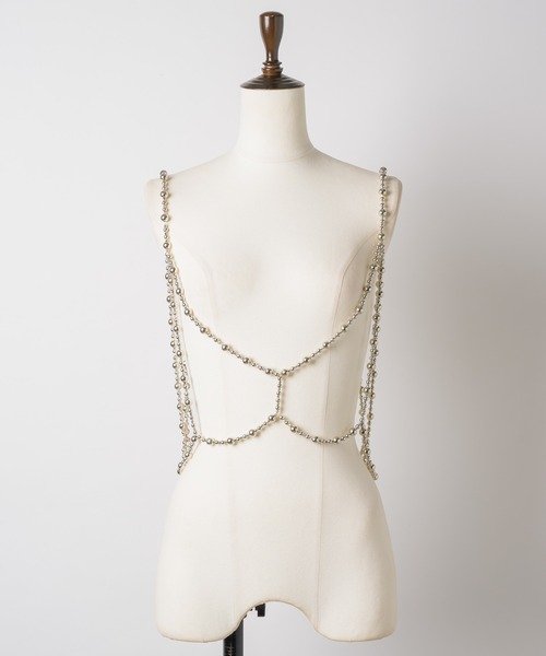 room153（ルームイチゴサン）の「2wayビーズビスチェ（その他トップス・レディース・シルバー・FREE）」の19枚目の写真