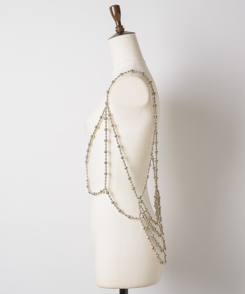 room153（ルームイチゴサン）の「2wayビーズビスチェ（その他トップス・レディース・シルバー・FREE）」の20枚目の写真