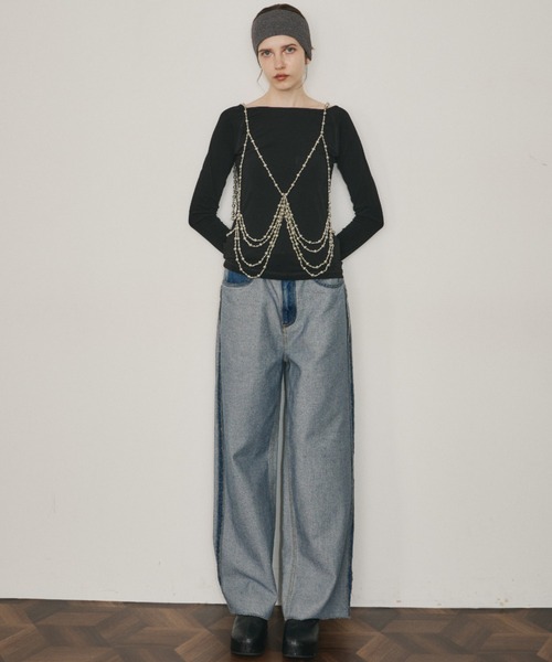 room153（ルームイチゴサン）の「2wayビーズビスチェ（その他トップス・レディース・シルバー・FREE）」の7枚目の写真