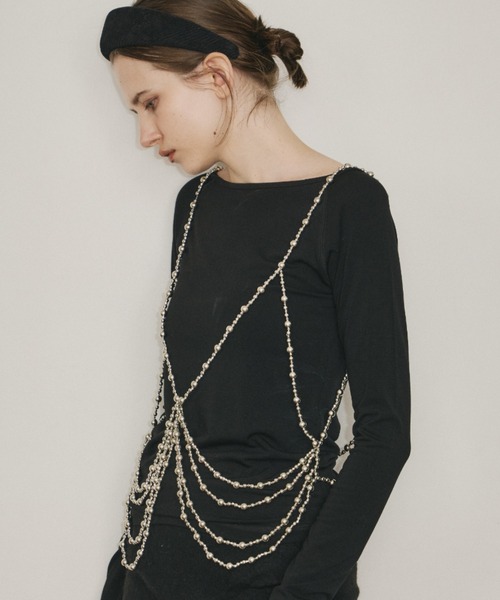 room153（ルームイチゴサン）の「2wayビーズビスチェ（その他トップス・レディース・シルバー・FREE）」の12枚目の写真