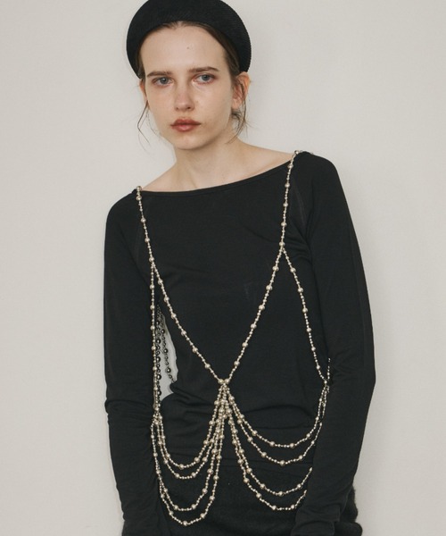 room153（ルームイチゴサン）の「2wayビーズビスチェ（その他トップス・レディース・シルバー・FREE）」の10枚目の写真