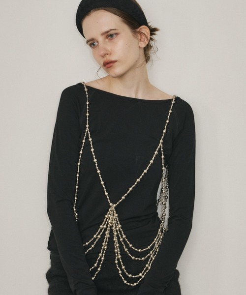 room153（ルームイチゴサン）の「2wayビーズビスチェ（その他トップス・レディース・シルバー・FREE）」の11枚目の写真