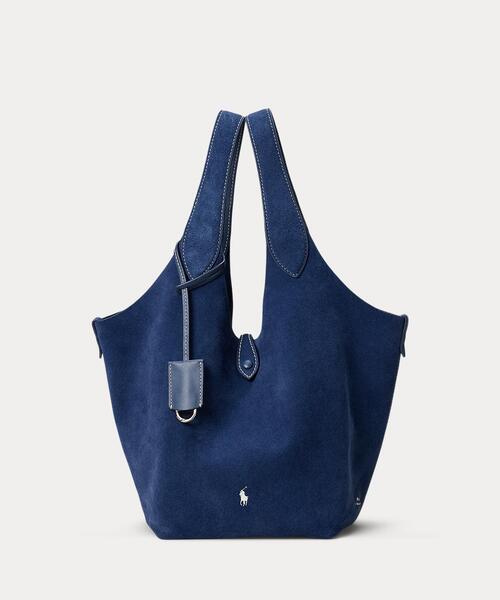Polo Play スエード ミディアム トート（トートバッグ）｜POLO RALPH