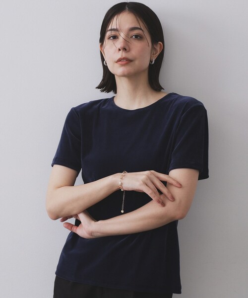 OPAQUE.CLIP(オペークドットクリップ)の「メタル×フェイクパールブレスレット(ブレスレット・レディース・ゴールド/シルバー・00)」の7枚目の写真