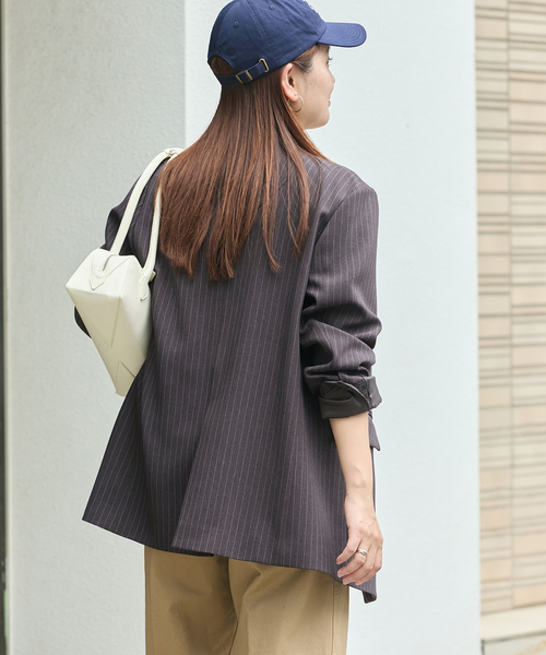 追加2》ウールライクストレッチジャケット（テーラードジャケット