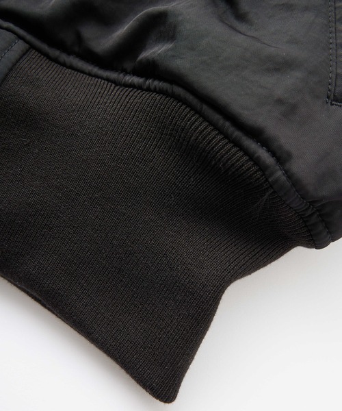 X-girl（エックスガール）の「FAUX FUR HOODED JACKET（ナイロンジャケット・レディース・グレー/ブラック・S/M）」の12枚目の写真