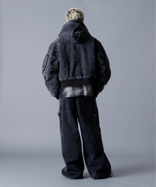 DANKE SCHON(ダンケシェーン)の「DankeSchon/ダンケシェーン/DUCK W-KNEE PANTS(デニムパンツ・メンズ・ベージュ/ブラック・L/M)」の11枚目の写真