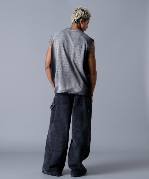 DANKE SCHON(ダンケシェーン)の「DankeSchon/ダンケシェーン/DUCK W-KNEE PANTS(デニムパンツ・メンズ・ベージュ/ブラック・L/M)」の15枚目の写真