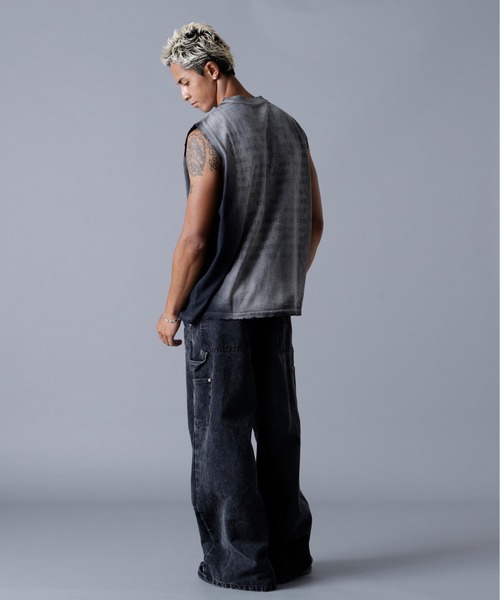 DANKE SCHON(ダンケシェーン)の「DankeSchon/ダンケシェーン/DUCK W-KNEE PANTS(デニムパンツ・メンズ・ベージュ/ブラック・L/M)」の16枚目の写真