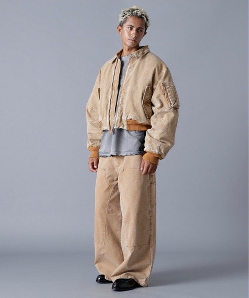 DANKE SCHON(ダンケシェーン)の「DankeSchon/ダンケシェーン/DUCK W-KNEE PANTS(デニムパンツ・メンズ・ベージュ/ブラック・L/M)」の21枚目の写真