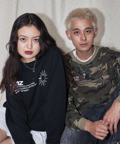 SEQUENZ（シークエンズ）の「※WEB限定 / スタースタッズ / ロゴ裏毛スウェット / sqnz star studs logo sweat（スウェット・メンズ・その他1/グレー/ブラック・SMALL/LARGE/MEDIUM）」の11枚目の写真