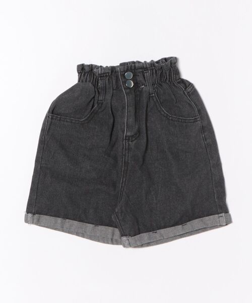 Asterellivi(アステレリビ)の「ハイウエスト デニム ショートパンツ(デニムパンツ・レディース・ライトブルー/ブラック/ホワイト・S/M/L)」の10枚目の写真