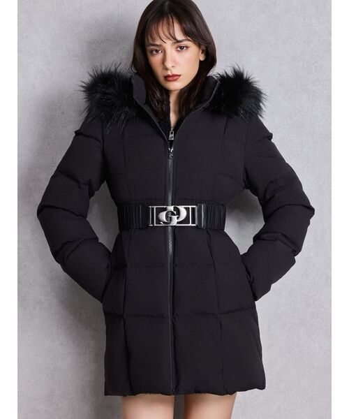 GDベルト付きロングダウンコート（ダウンジャケット/コート）｜GYDA
