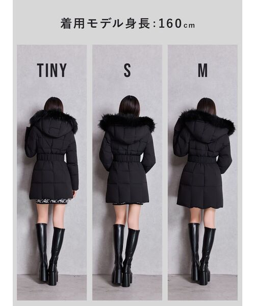 GDベルト付きロングダウンコート（ダウンジャケット/コート）｜GYDA