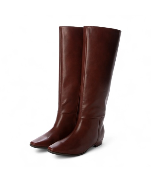 EVOL（イーボル）の「【S-LLサイズ展開・インヒール入り】インヒールロングブーツ IZ5893（ブーツ・レディース・ブラウン/ブラック/ボルドー・M/S/LL/L）」の20枚目の写真