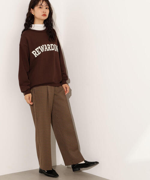 N.（N. Natural Beauty Basic）（エヌエヌナチュラルビューティーベーシック）の「オータムワイドトラウザー（その他パンツ・レディース・ブラウン系その他/アイボリー/ボルドー・MEDIUM/SMALL）」の13枚目の写真