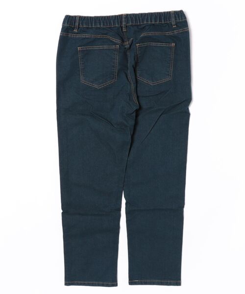 RCD(アールシーディー)の「紐付きウエストゴムデニムパンツ(デニムパンツ・レディース・ネイビー/ワンウォッシュ/ブルー・M/LL/4L/L/3L)」の4枚目の写真