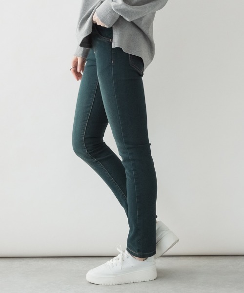 RCD(アールシーディー)の「紐付きウエストゴムデニムパンツ(デニムパンツ・レディース・ネイビー/ワンウォッシュ/ブルー・M/LL/4L/L/3L)」の20枚目の写真