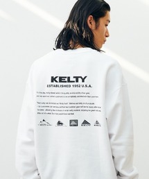 KELTY（ケルティ）の「バックヒストリーロゴクルーネックスウェット（スウェット）」