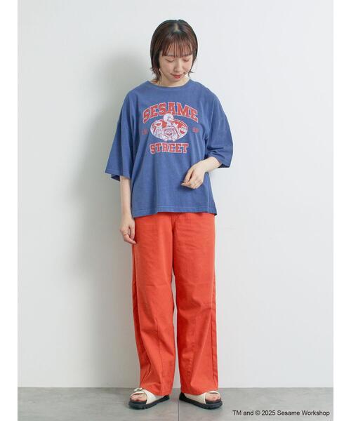 SM2（エスエムツー）の「【SESAME STREET meets SM2】プリントアソートTシャツ（Tシャツ/カットソー・レディース・イエロー/ネイビー/オフホワイト/グレー・F）」の6枚目の写真