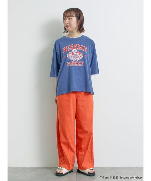 SM2（エスエムツー）の「【SESAME STREET meets SM2】プリントアソートTシャツ（Tシャツ/カットソー・レディース・イエロー/ネイビー/オフホワイト/グレー・F）」の7枚目の写真