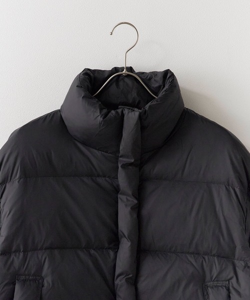 Chick（チック）の「Stand Collar Jacket/スタンドネックダウンジャケット（ダウンジャケット/コート・レディース・ホワイト/ブラック・FREE）」の3枚目の写真