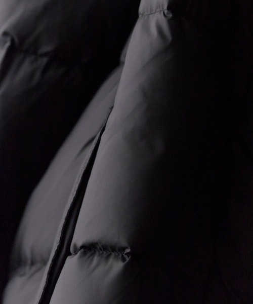 Chick（チック）の「Stand Collar Jacket/スタンドネックダウンジャケット（ダウンジャケット/コート・レディース・ホワイト/ブラック・FREE）」の7枚目の写真