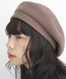 yield（イールド）の「【Soelilas】Acrylic Rib Beret（アクリルリブベレー） LCF-M37683（ハンチング/ベレー帽）」