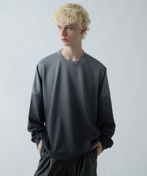 HARE（ハレ）の「MILKYスウェードプルオーバー(HARE)（スウェット・メンズ・グレー/ブラック/ブルー/オレンジ系その他/グリーン・FREE/SMALL/MEDIUM）」の4枚目の写真