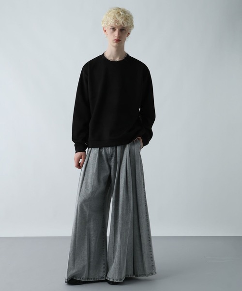 HARE（ハレ）の「MILKYスウェードプルオーバー(HARE)（スウェット・メンズ・グレー/ブラック/ブルー/オレンジ系その他/グリーン・FREE/SMALL/MEDIUM）」の7枚目の写真