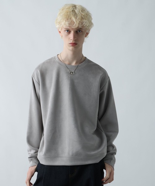 HARE（ハレ）の「MILKYスウェードプルオーバー(HARE)（スウェット・メンズ・グレー/ブラック/ブルー/オレンジ系その他/グリーン・FREE/SMALL/MEDIUM）」の12枚目の写真