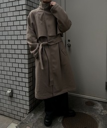 CLEL】Double Tech Fade Trench Coat/ダブルテックフェード トレンチ