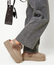 GORGE（ゴージ）の「《ふわもこ暖か♪》厚底ムートンスリッポン レディース 冬の防寒カジュアルに◎（スリッポン）」