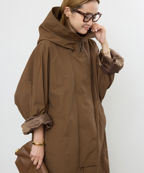 ドゥーズィエムクラス　LIBERADD HOODIE LONG ブルゾン LIBERADD/リベラド】ZIP LONG BLOUSON（フードコート