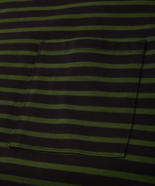 Saturdays NYC(サタデーズ ニューヨークシティ )の「Striped Ringer Relaxed SS Tee(Tシャツ/カットソー・メンズ・ワイン/ブラック・S/L/XL/M)」の18枚目の写真