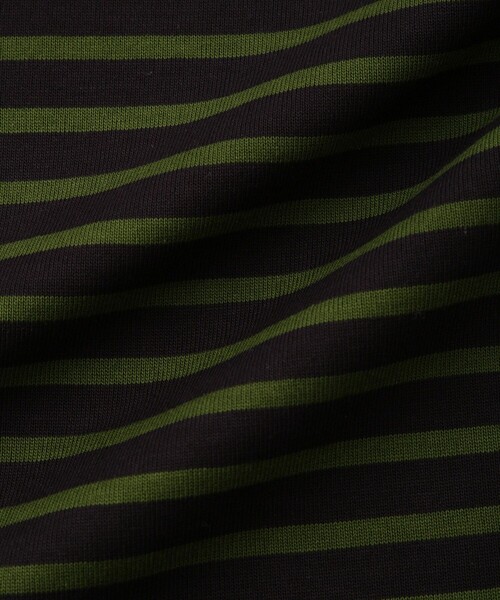 Saturdays NYC(サタデーズ ニューヨークシティ )の「Striped Ringer Relaxed SS Tee(Tシャツ/カットソー・メンズ・ワイン/ブラック・S/L/XL/M)」の20枚目の写真