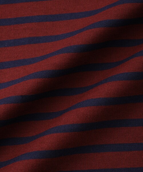 Saturdays NYC(サタデーズ ニューヨークシティ )の「Striped Ringer Relaxed SS Tee(Tシャツ/カットソー・メンズ・ワイン/ブラック・S/L/XL/M)」の21枚目の写真