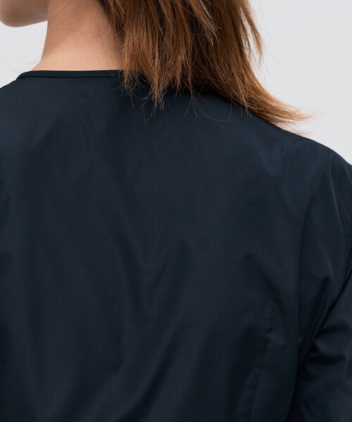 BACCA（バッカ）の「ポリエステルタフタ ギャザードブラウス（シャツ/ブラウス・レディース・ピンク/ネイビー・36/38）」の7枚目の写真