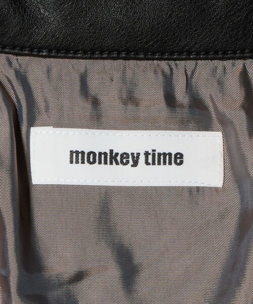 MONKEY TIME（モンキータイム）の「レザーライク CPO シャツ（シャツ/ブラウス・メンズ・ブラック・S/M/L/XL）」の22枚目の写真
