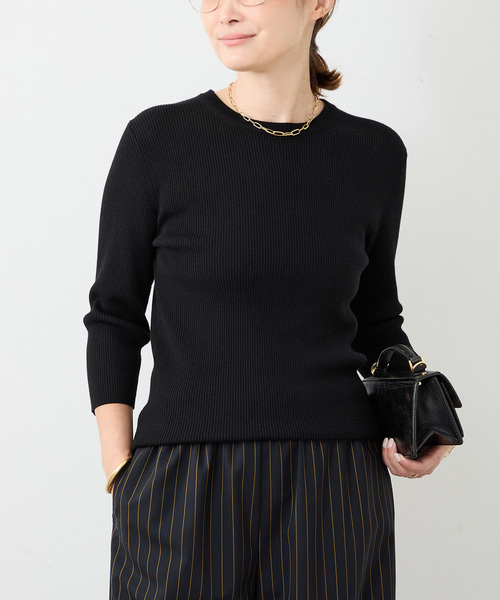 【新品】Deuxieme Classe RIB クルーネックプルオーバー Rib クルーネック プルオーバー（ニット/セーター）｜Deuxieme