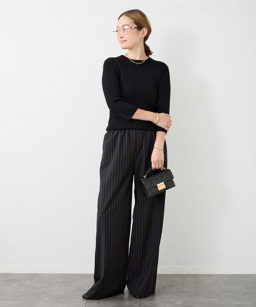 【新品】Deuxieme Classe RIB クルーネックプルオーバー Rib クルーネック プルオーバー（ニット/セーター）｜Deuxieme