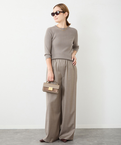 Rib クルーネック プルオーバー（ニット/セーター）｜Deuxieme Classe