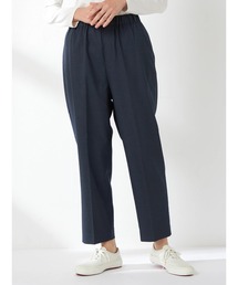 リラックステーパードクロップドパンツ