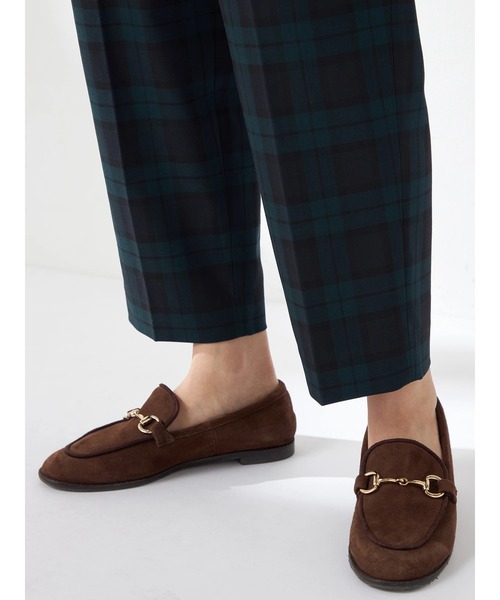 McGREGOR（マックレガー）の「リラックステーパードクロップドパンツ（スラックス・レディース・チャコール/ブルー系その他・S/M/L）」の10枚目の写真