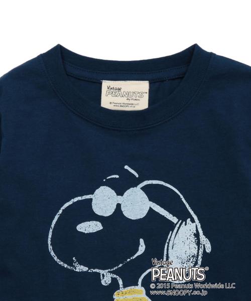 green label relaxing（グリーンレーベルリラクシング）の「【KIDS】別注PEANUTS プリント Tシャツ◆（Tシャツ/カットソー・キッズ・ネイビー/ライトグレー/マスタード・125cm/95cm/115cm/105cm/135cm）」の13枚目の写真