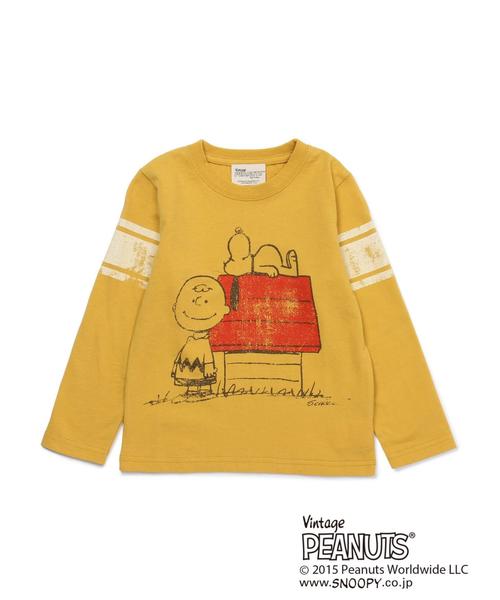 green label relaxing（グリーンレーベルリラクシング）の「【KIDS】別注PEANUTS プリント Tシャツ◆（Tシャツ/カットソー・キッズ・ネイビー/ライトグレー/マスタード・125cm/95cm/115cm/105cm/135cm）」の16枚目の写真